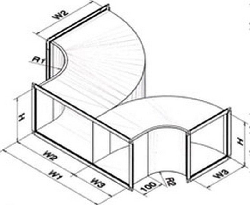 Hình ảnh ống gió rẽ nhánh sang bên tại Biên Hòa, Đồng Nai